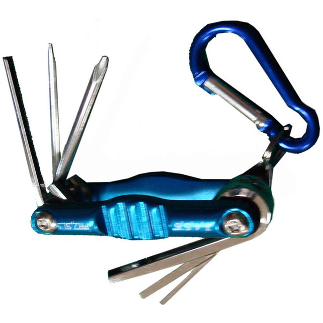 Folding Multi Tool - 2 Screwdrivers - 4 Hex Wrenches in Sizes 3, 4, 5 & 6 - PS2012-TAI - ToolUSA