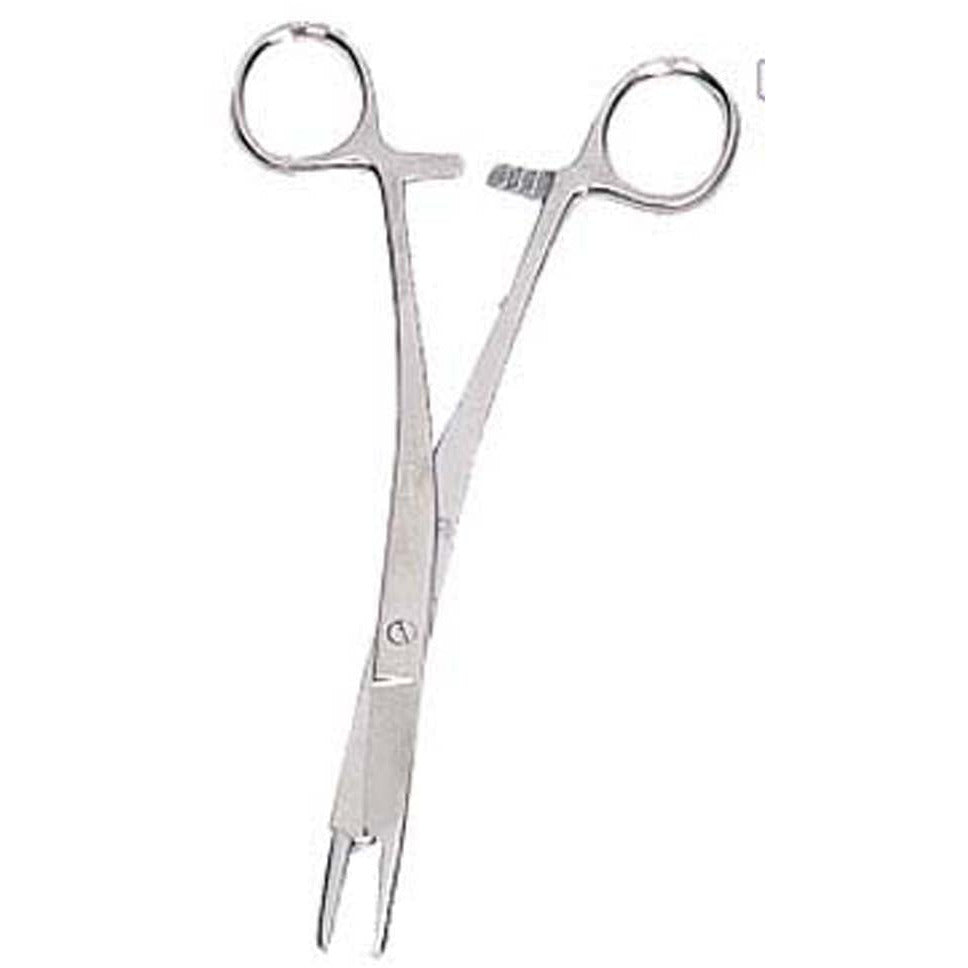 Forceps & Scissors In One - Staight Tip, Stainless Steel - ToolUSA