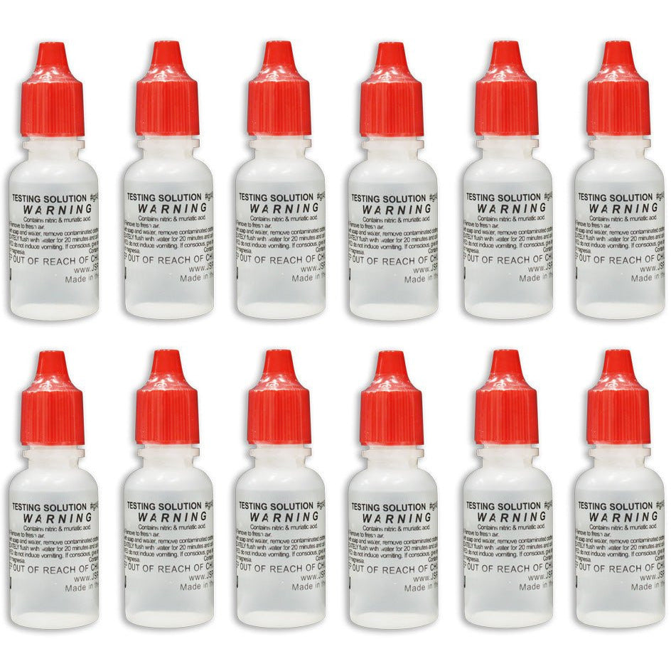 Formula Gt48 Gold Testing Acid for 18k Gold - TJ-GT48-YJ12 - ToolUSA