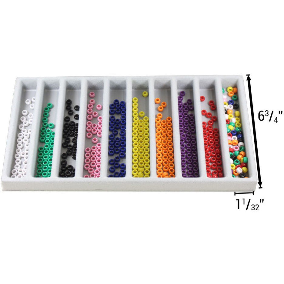 Gray Plastic Insert - 10 Sections (Pack of: 2) - TJ05-24101-Z02 - ToolUSA