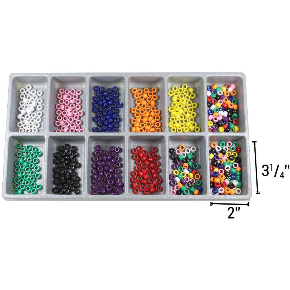 Gray Plastic Tray, 12 Sections (Pack of: 2) - TJ-91170-Z02 - ToolUSA