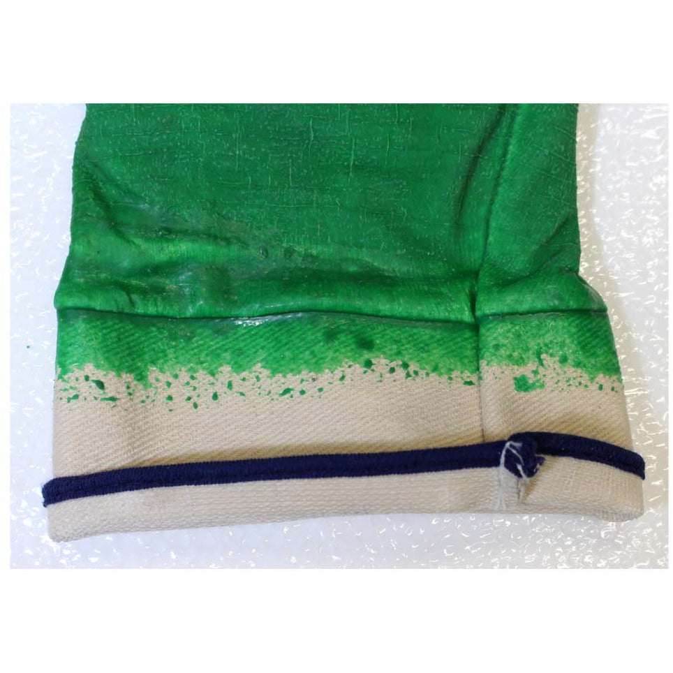 Green Crinkle Latex Coated Gloves with Jersey Lining and Canvas Cuff - Extra Large (Pack of: 12) - 9701-Z12 - ToolUSA