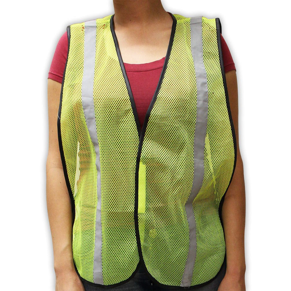 GREEN MESH SAFETY VEST - SF-0001G - ToolUSA
