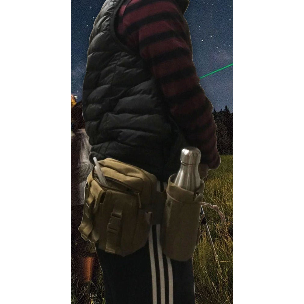 Green Military-Style Waist Bag - AB7-CB-YW - ToolUSA