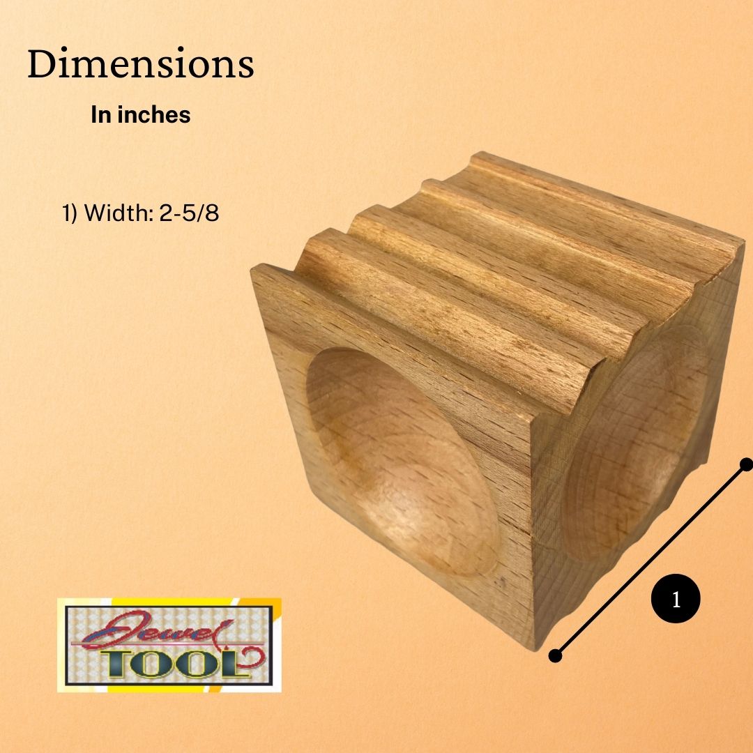 Half Sphere Wood Dapping Block - TJ803 - ToolUSA