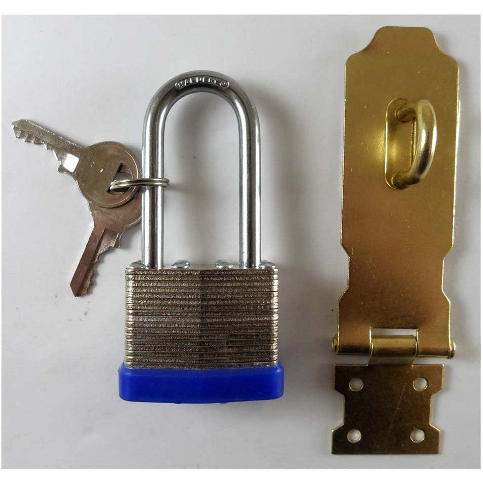 Hasp Set - Long Shackle Padlock - KIT-TH013 - ToolUSA
