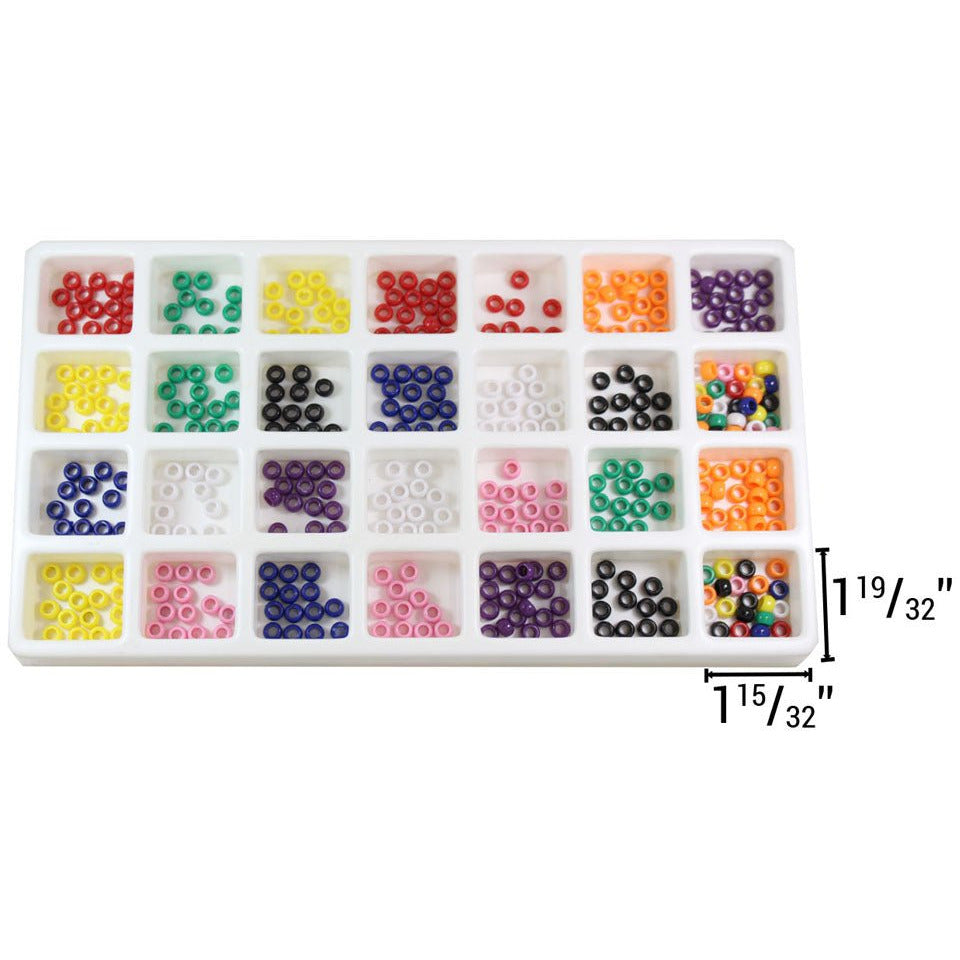 Hawk White Plastic Tray Insert With 28 Compartments (Pack of: 2) - TJ05-24280-Z02 - ToolUSA