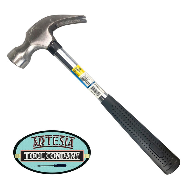 Heavy Duty Forged Metal Claw Hammer With Rubberised Grip -16oz - PH720 - ToolUSA