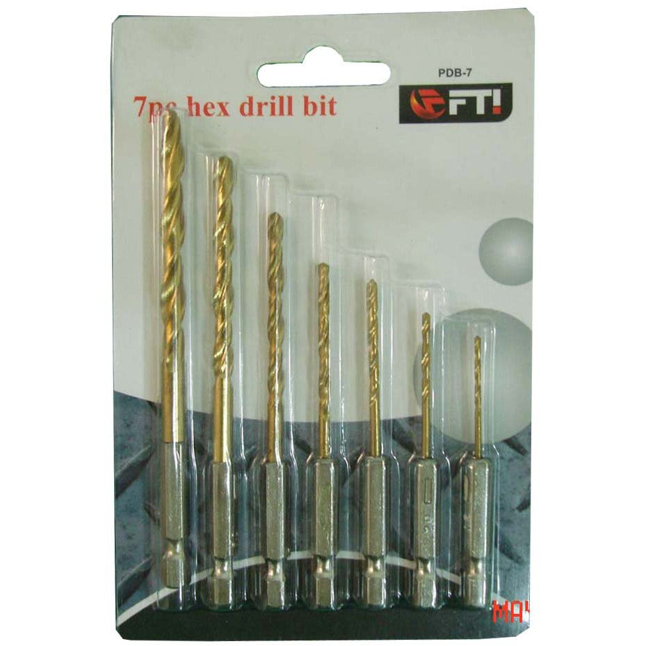 Hex Drill Bit Set - TU-FR-8233 - ToolUSA