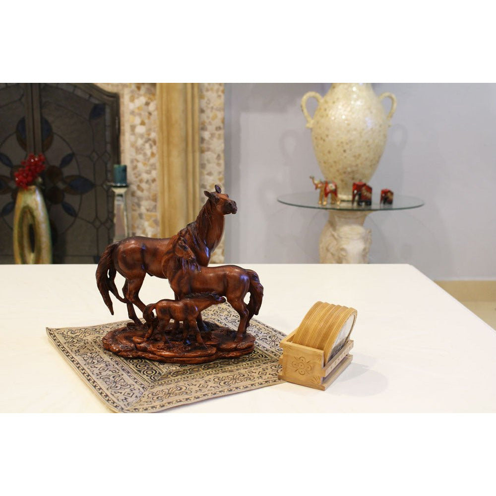 Horses Statuette - Family Depiction - 207-1420-YX - ToolUSA