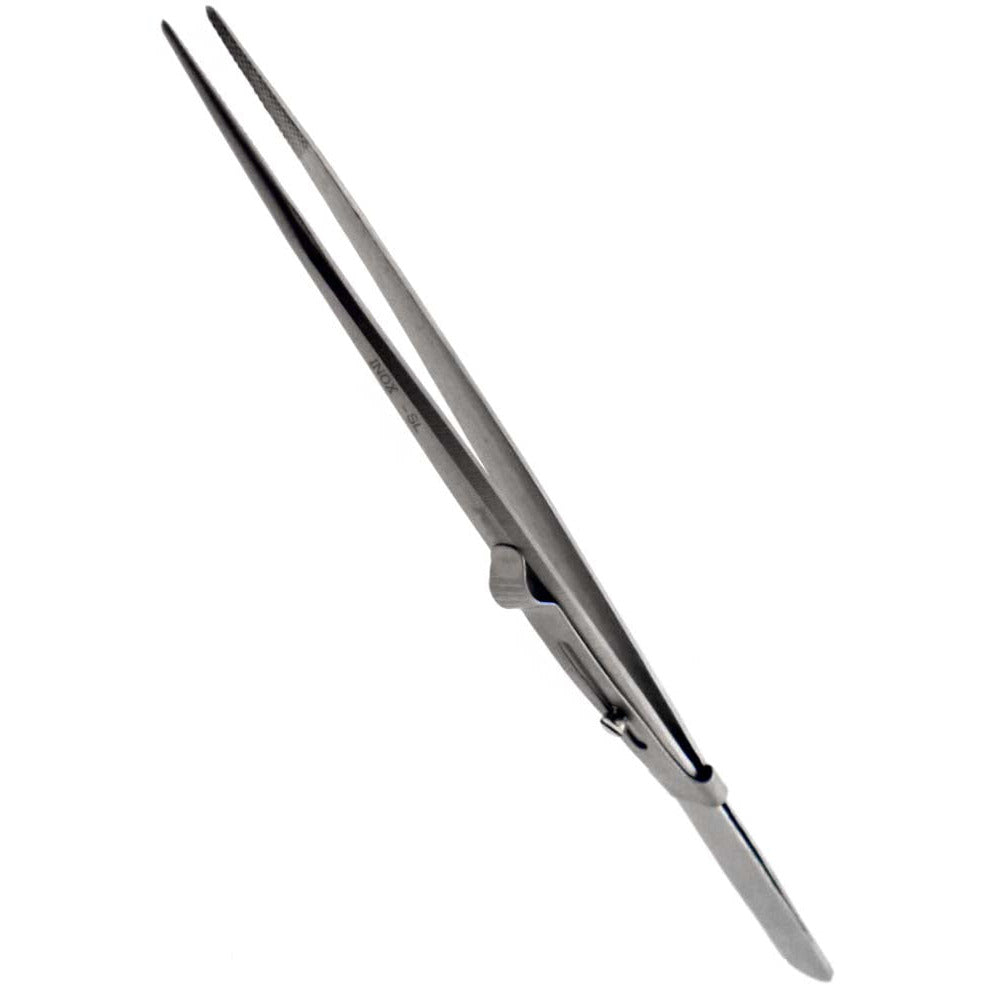 Inox Diamond Tweezer - 6.5", Medium Point - S-30878 - ToolUSA