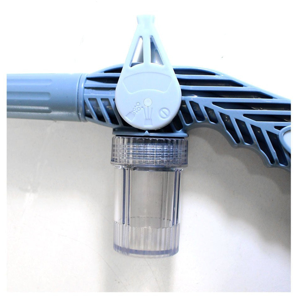 Jet Water Cannon Multi-function Spray Gun, Soap Dispenser, Connects To Garden Hose - GD-EZJET-YX - ToolUSA