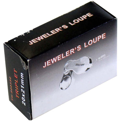 Jeweler's Loupe with LED Light - 10X Power - MG-14750 - ToolUSA