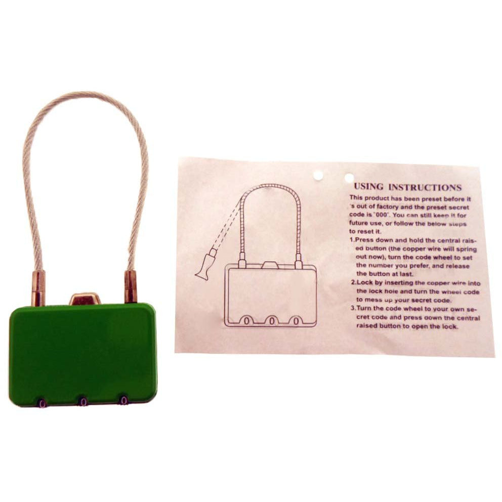 Lock Box with Cable (Pack of: 2) - LOCK-07810-Z02 - ToolUSA