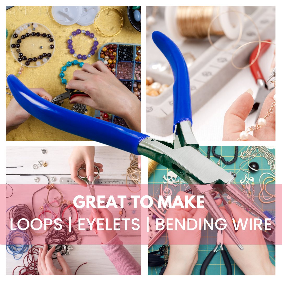 5 Inch Fine Tip Round Nose Pliers - S8924-PURP