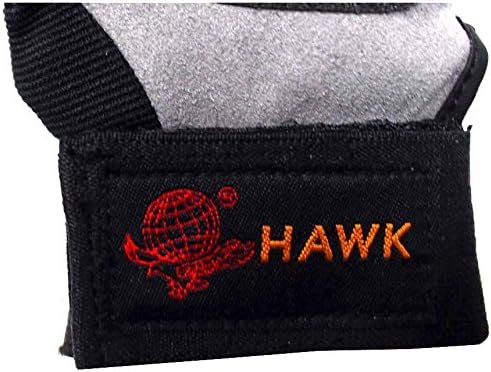 Men's Synthetic Leather Sportman's Gloves with Padded Palms in Gray & Black