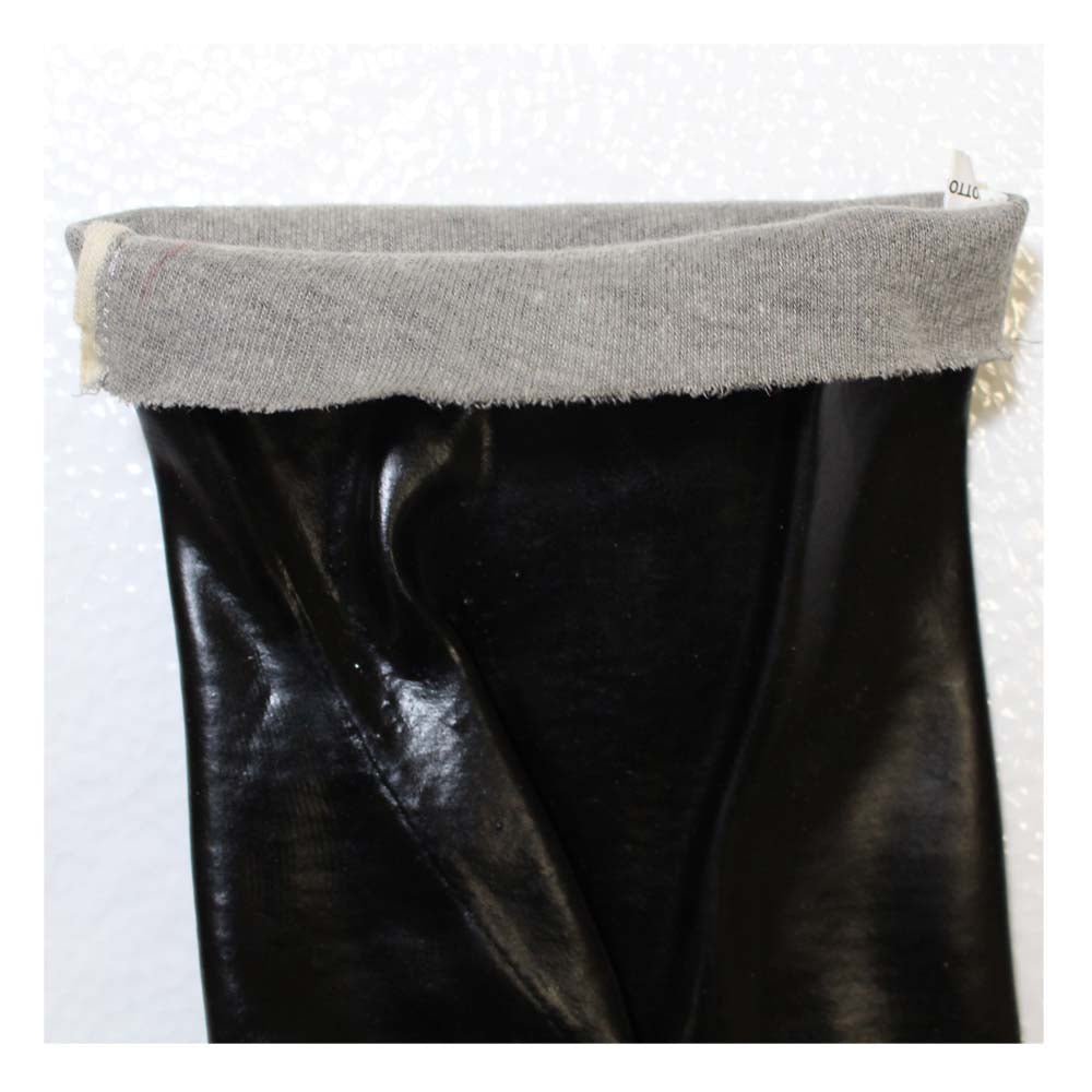 Men's 12 Inch Black PVC Industrial Gloves with Gauntlet Cuff - Large (Pack of: 12) - 9012-Z12 - ToolUSA