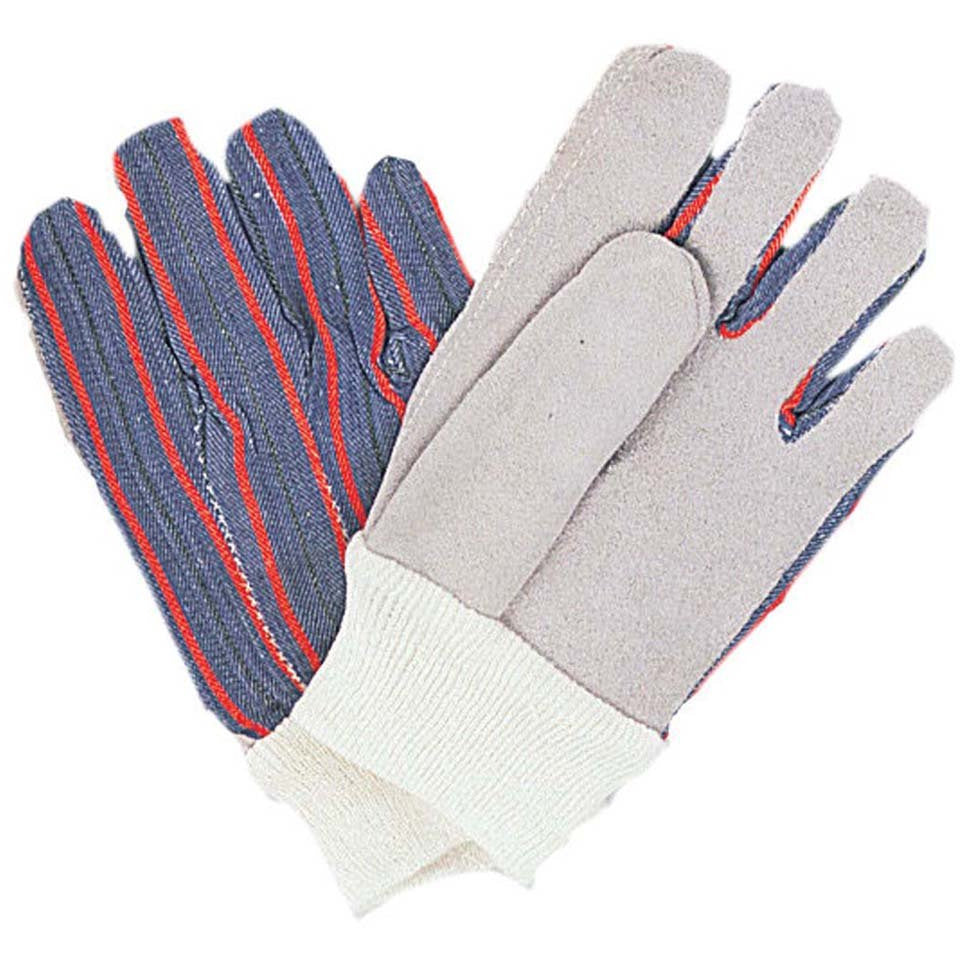 Men's Split Leather Workgloves (Pack of: 12) - GL-23000-Z12 - ToolUSA