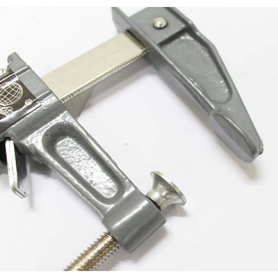 Metal F Clamp With 12 Inch Capacity And Fine Adjustment Of 1-1/4 Inches - TZ03-07612 - ToolUSA