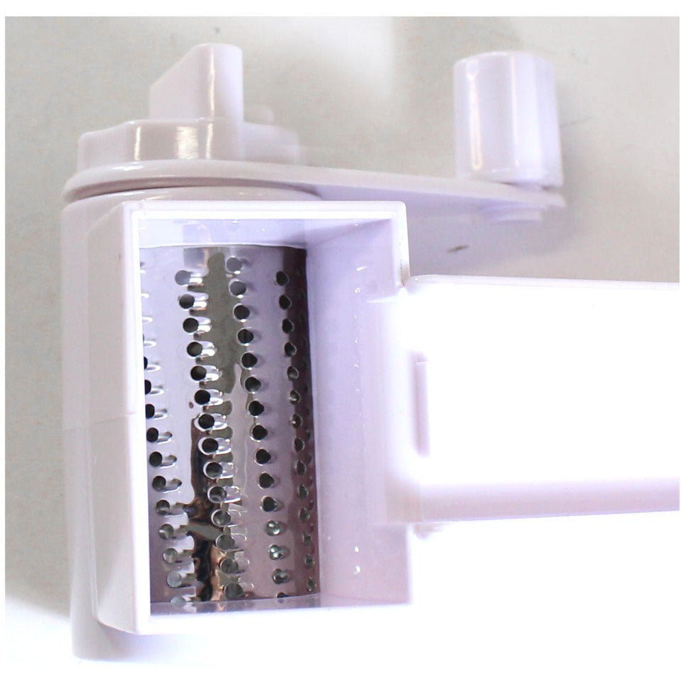 Multi-use Hand-held Food Grater & Grinder, Stainless Steel Drum - GRINDER-YX - ToolUSA