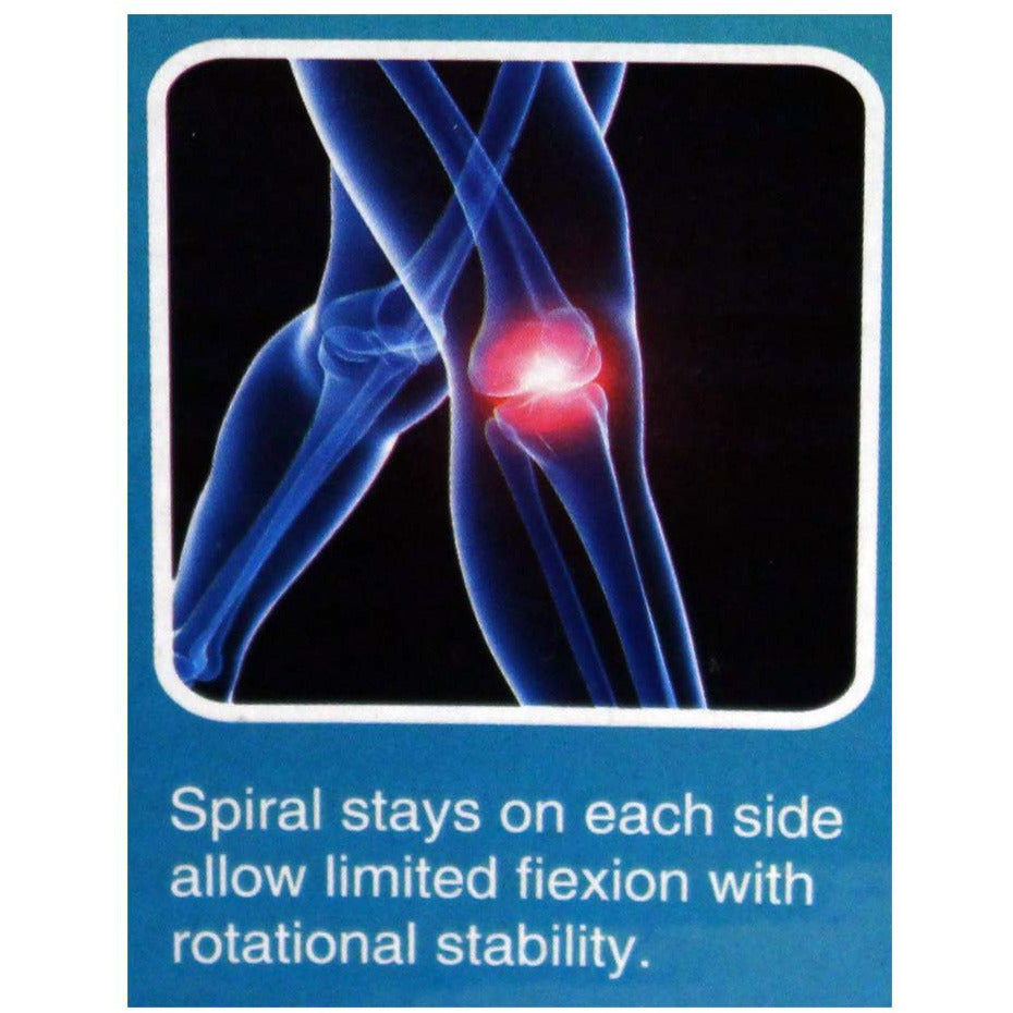 Neoprene Knee Support Wrap in Black and Blue - LK-LKCO-43011 - ToolUSA