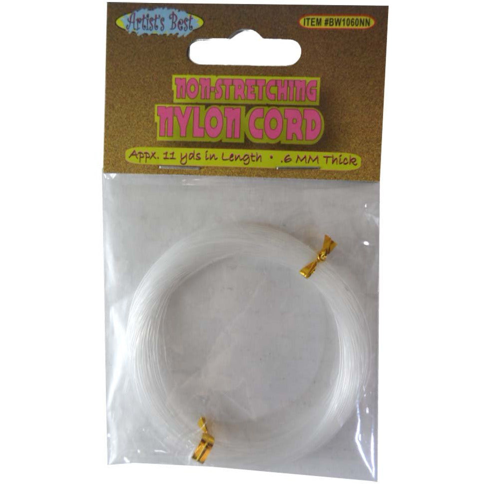 Nylon, Non-Elastic Crafting Cord - 10Mx0.6mm (Pack of: 2) - CR-10603-Z02 - ToolUSA