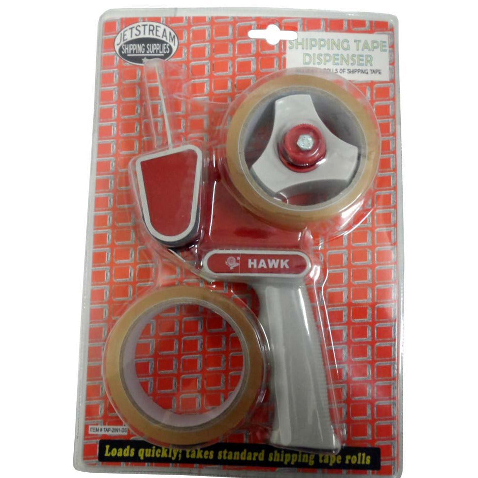 Packing Tape Dispenser - 2 Tape Rolls Included - TA-28472 - ToolUSA