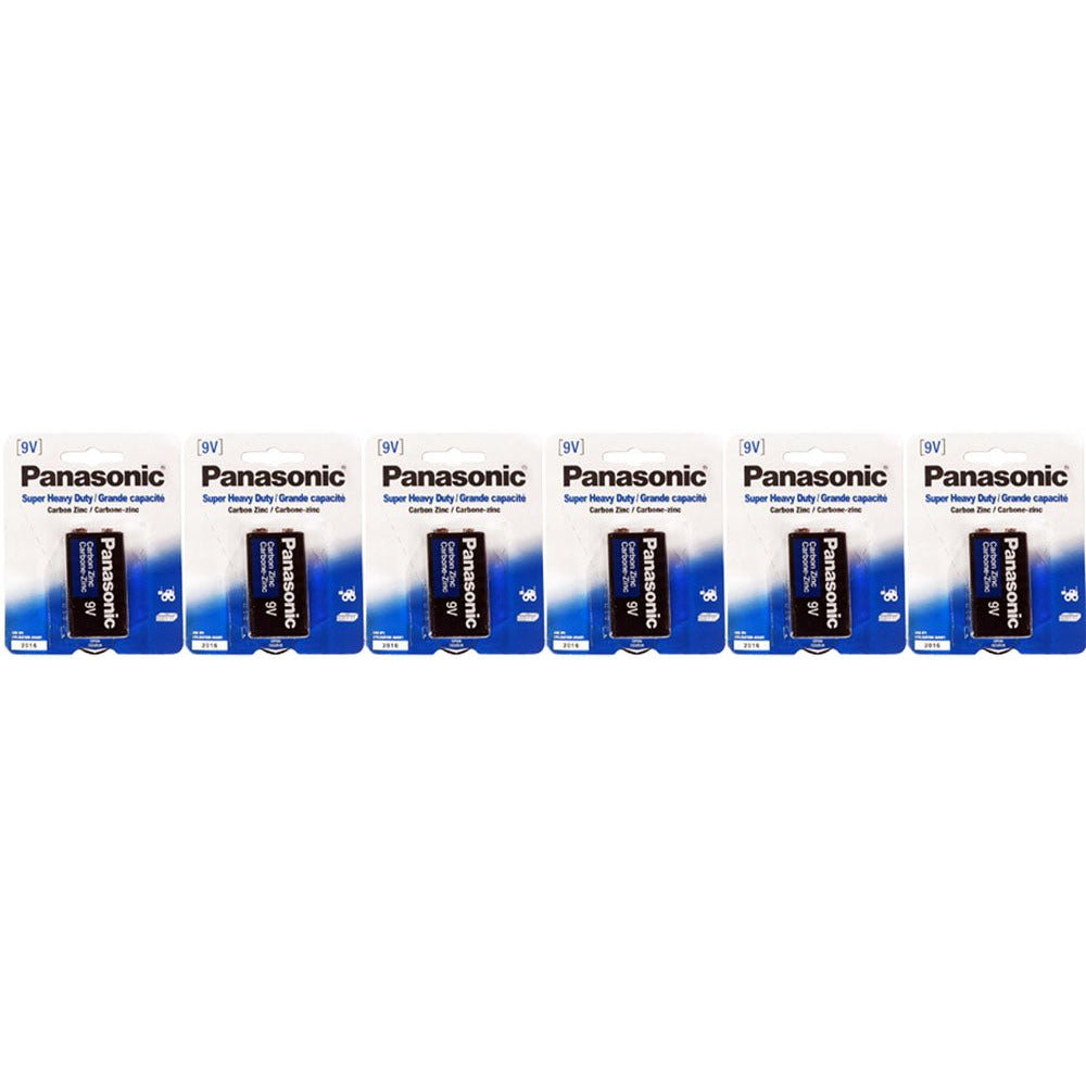 Panasonic Heavy Duty 9 Volt Battery (Pack of: 2) - BPN-9V-1PK-Z02 - ToolUSA