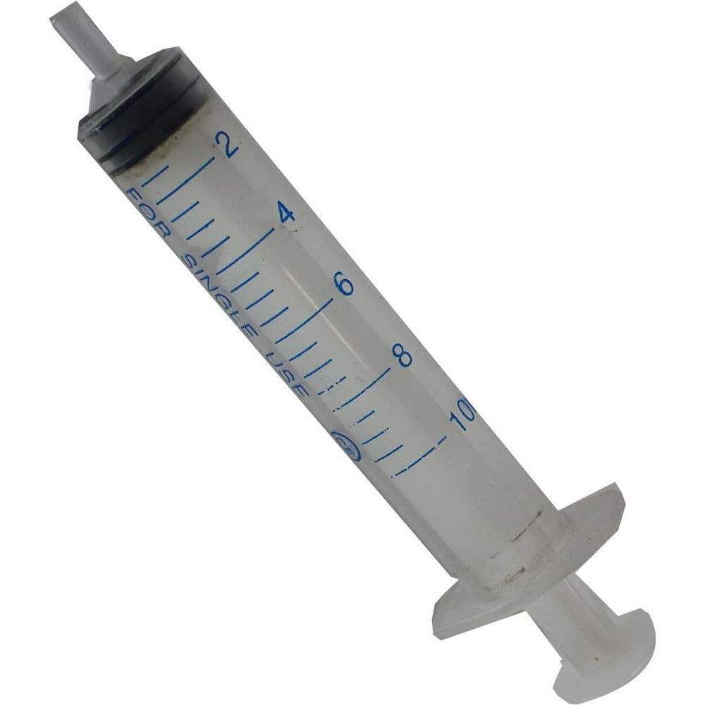 Plastic Disposable Syringe/Dispenser - 10ml (Pack of: 6) - TJ01-07610-Z06 - ToolUSA