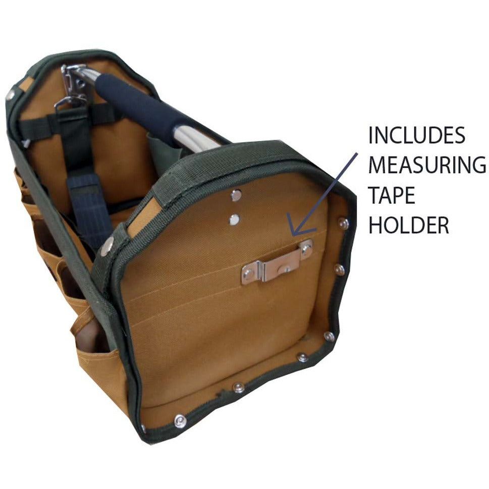 Rigid Side Nylon Tool Bag with Metal Handle - NB-90193 - ToolUSA