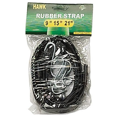 Rubber Straps - 3 Sizes - 9", 15" & 21" - TA-08703 - ToolUSA