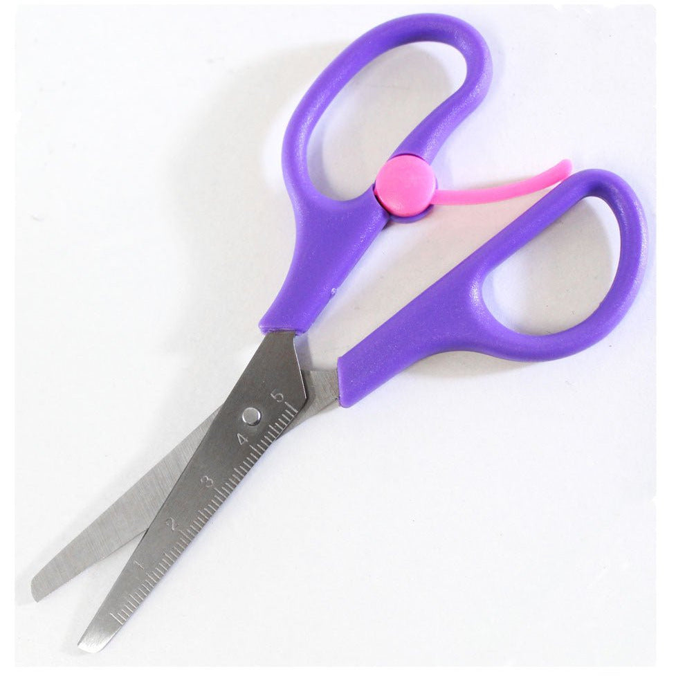 Semi-automatic School Scissor 2-piece Set (Pack of: 2) - SC-24020-Z02 - ToolUSA