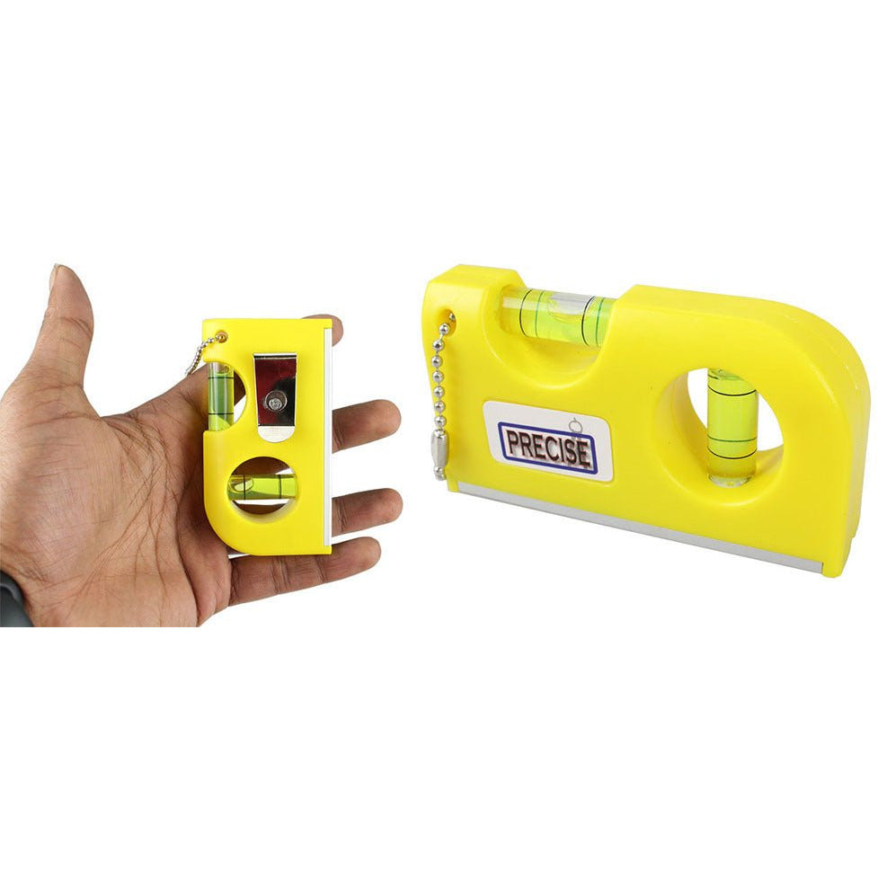 Small 2-directional Level - Magnet on Bottom, Belt Clip & Key Chain - TZ7203 - ToolUSA