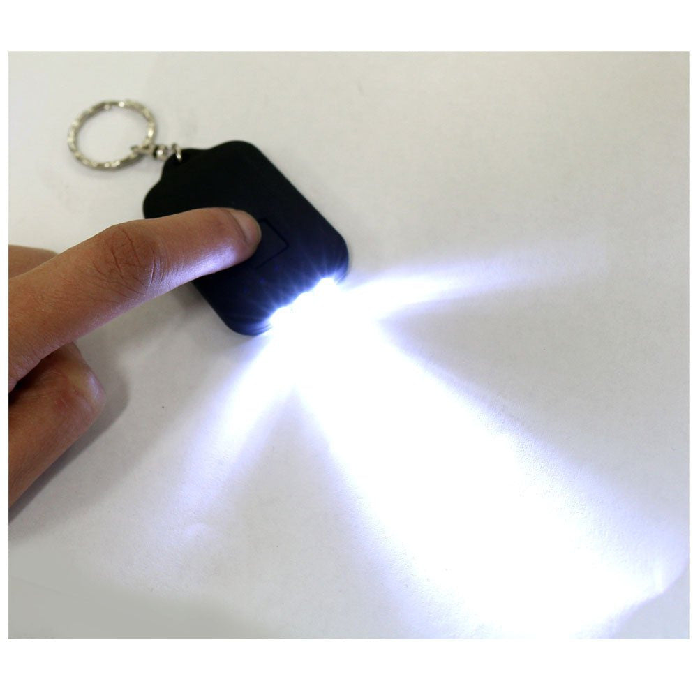 Solar LED Light on Key Ring (Pack of: 2) - FL-10371-Z02 - ToolUSA