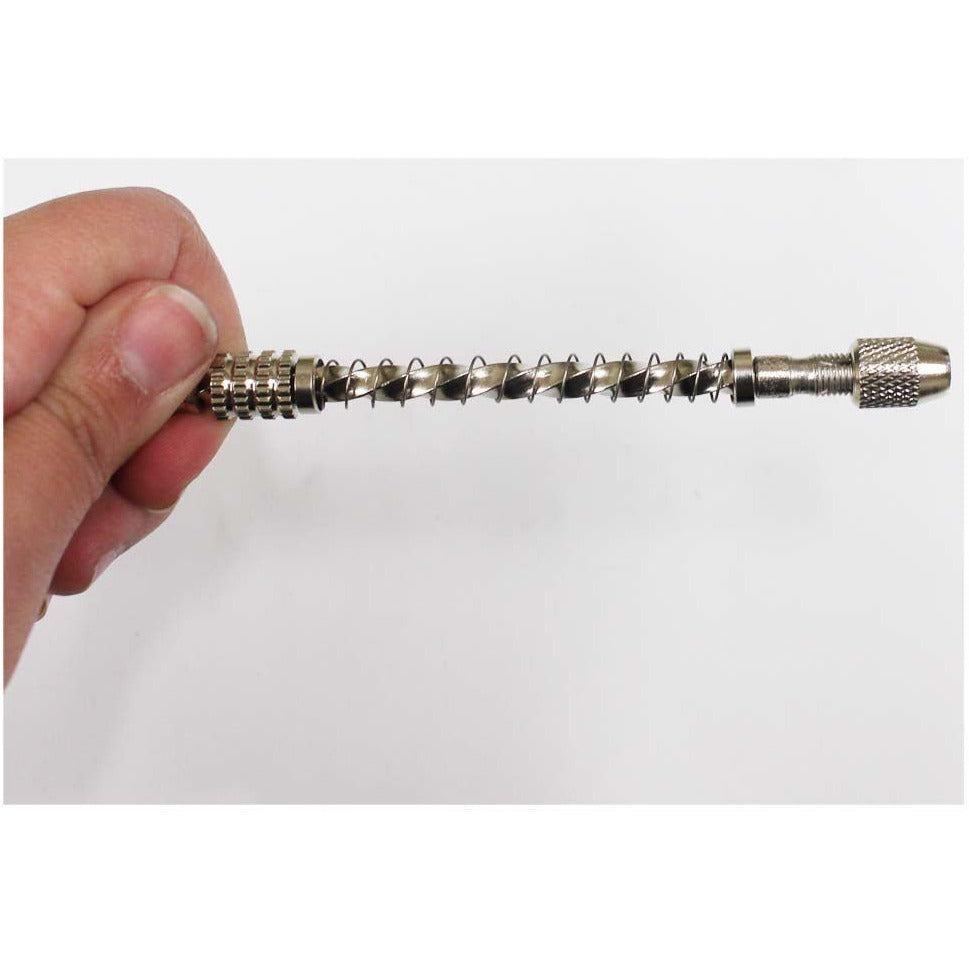 Spring Loaded Spiral Hand Drill - 4" (Pack of: 2) - TJ01-01200-Z02 - ToolUSA