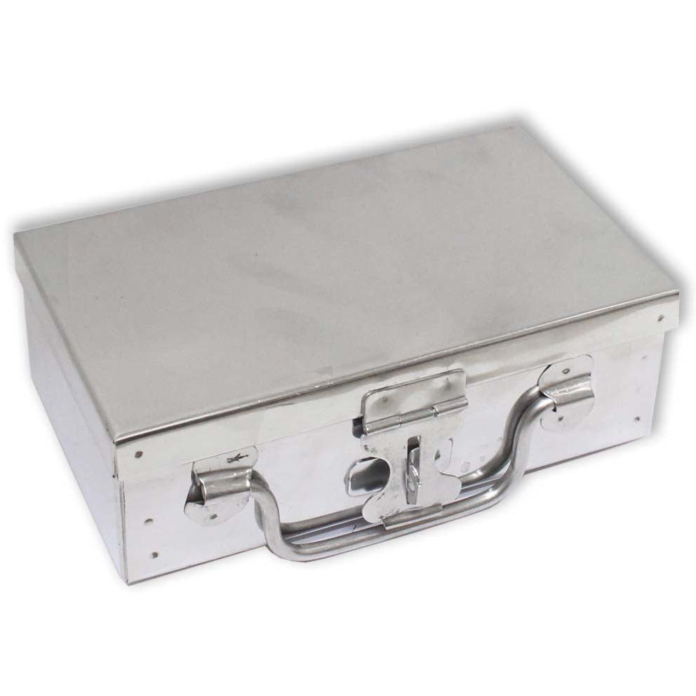 ToolUSA Transparent Storage Box System, 12 x 8 x 7-1/2 (30.5 cm x 20.3  cm x 19.1 cm) Outer Box, Includes 4 Stackable Boxes, Padlock-Ready