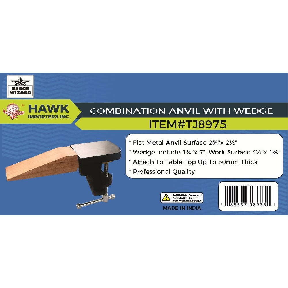 Combination Anvil and Wooden Pin Wedge - TJ01-08975 - ToolUSA