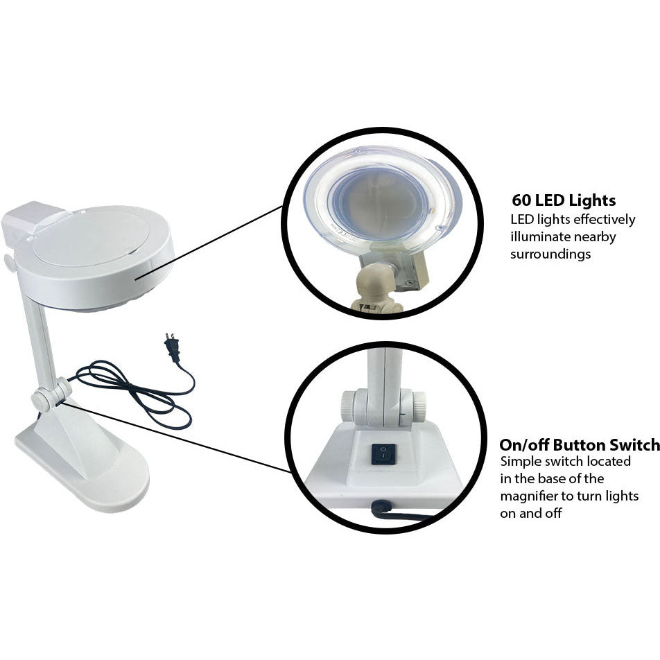 Tabletop Magnifying Lamp - MG-99257 - ToolUSA