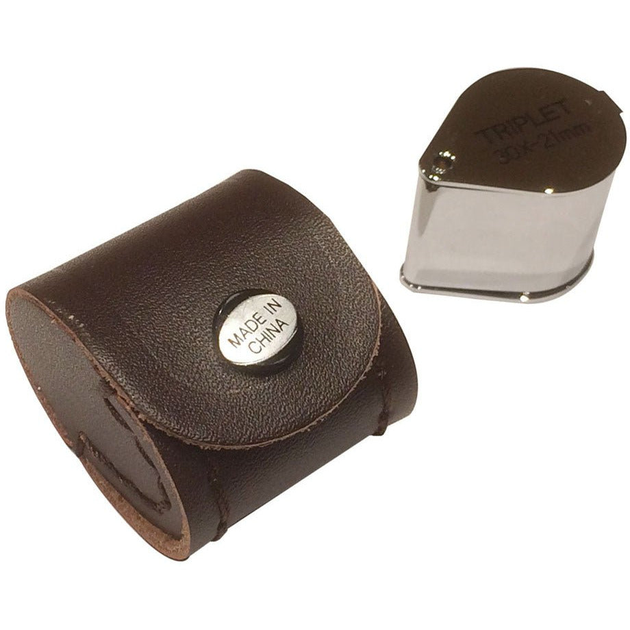 Triplet Glass Lens Chrome Loupe - 30X Power - MG-02130 - ToolUSA