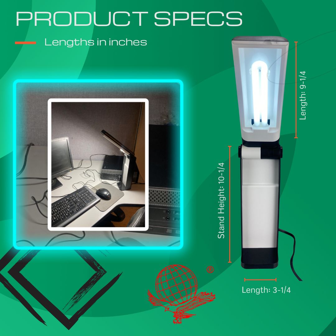 Vertical Style Desk Lamp - CR-03506 - ToolUSA