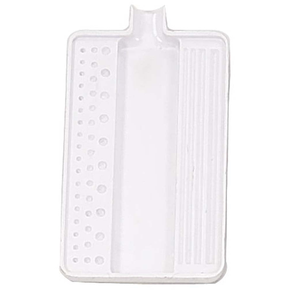 WHITE ABS PLASTIC SORTING TRAY- 7 1/8" x 3 3/4" - ToolUSA