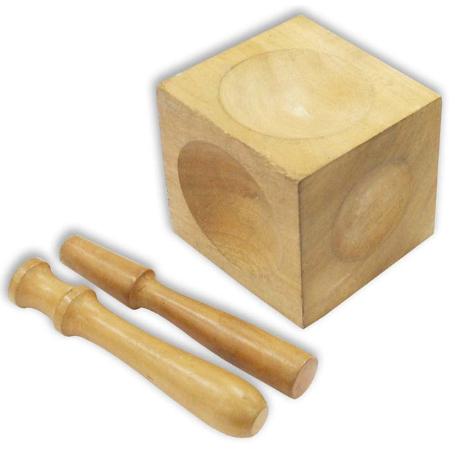 WOODEN DAPPING BLOCK & PUNCHES - TJ01-09860 - ToolUSA
