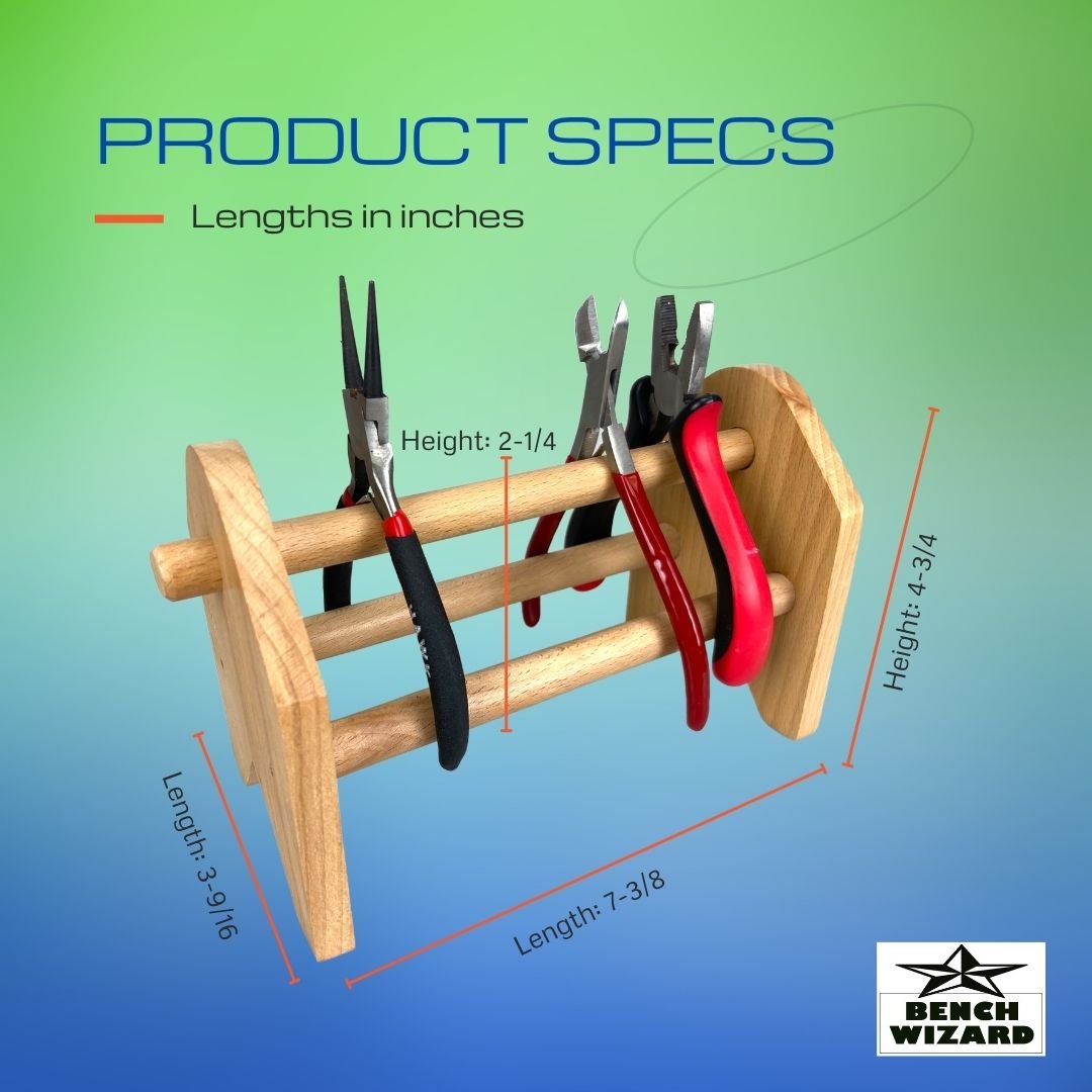 Wooden Pliers Organizer - TJ-11585 - ToolUSA