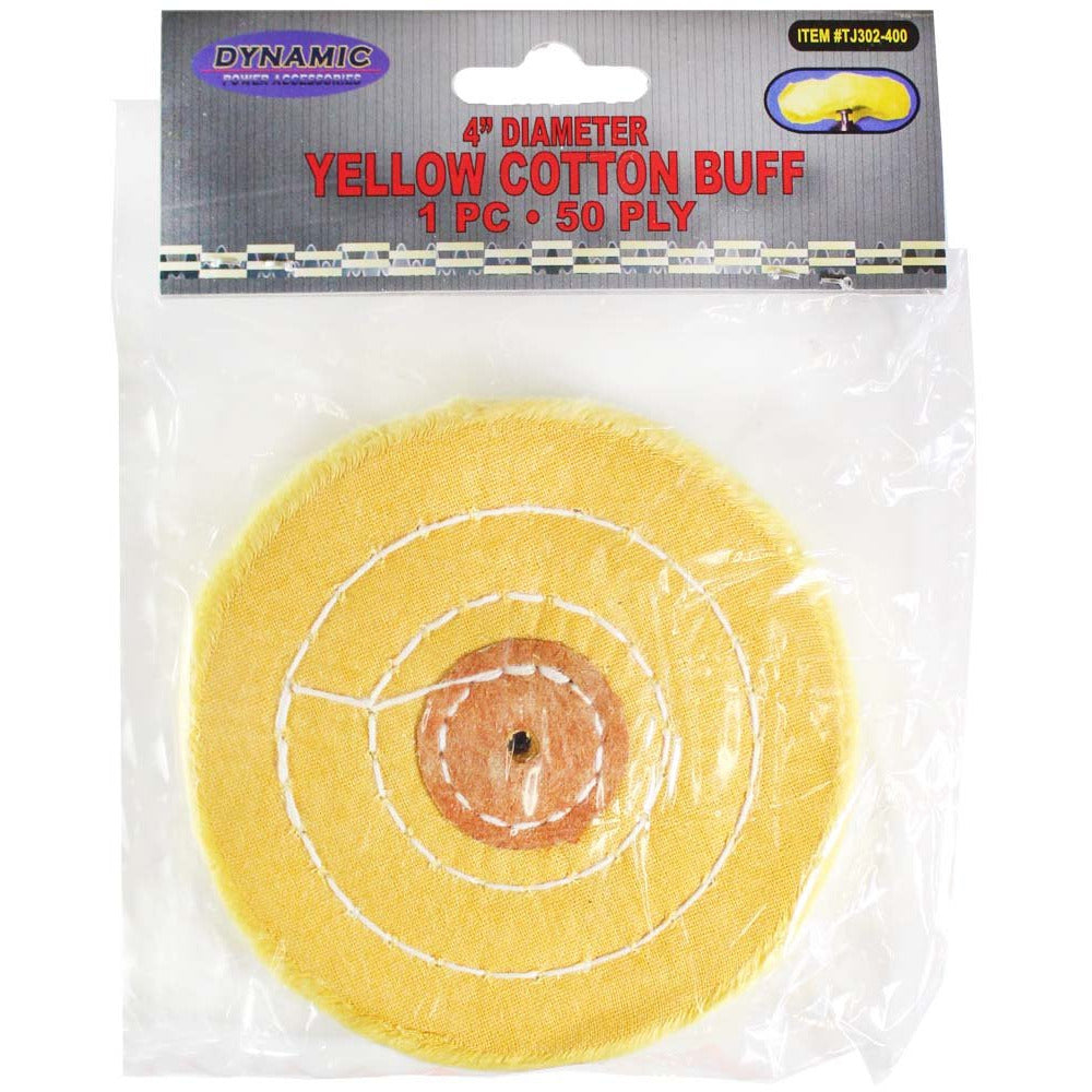 YELLOW COTTON WHEEL - TJ01-30240 - ToolUSA