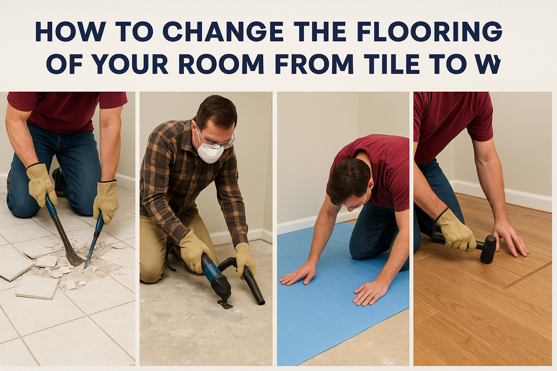 How to Change the Flooring of Your Room from Tile to Wood