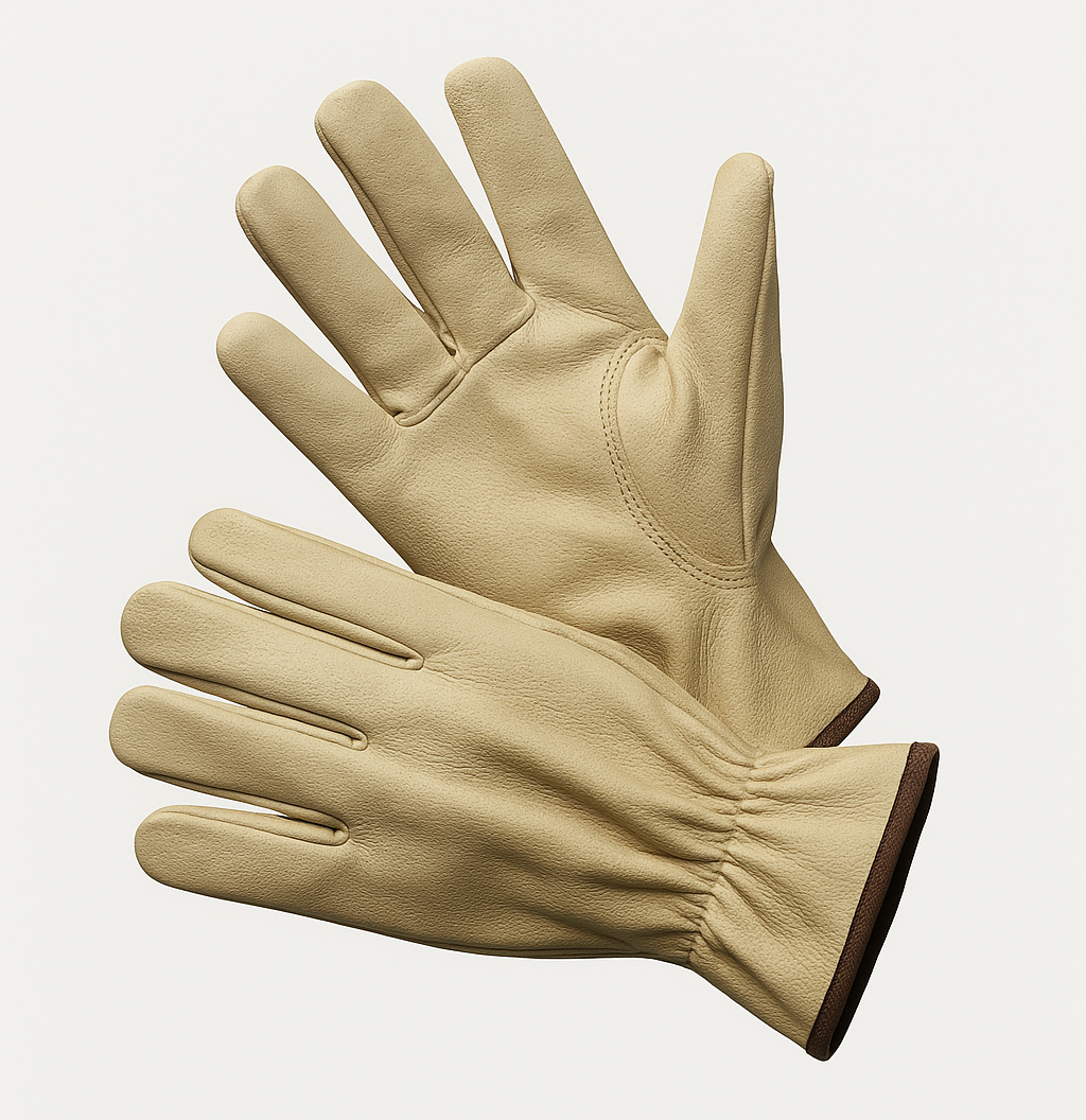 1 Dz. Pig Skin Driver Gloves - Unlined, Small