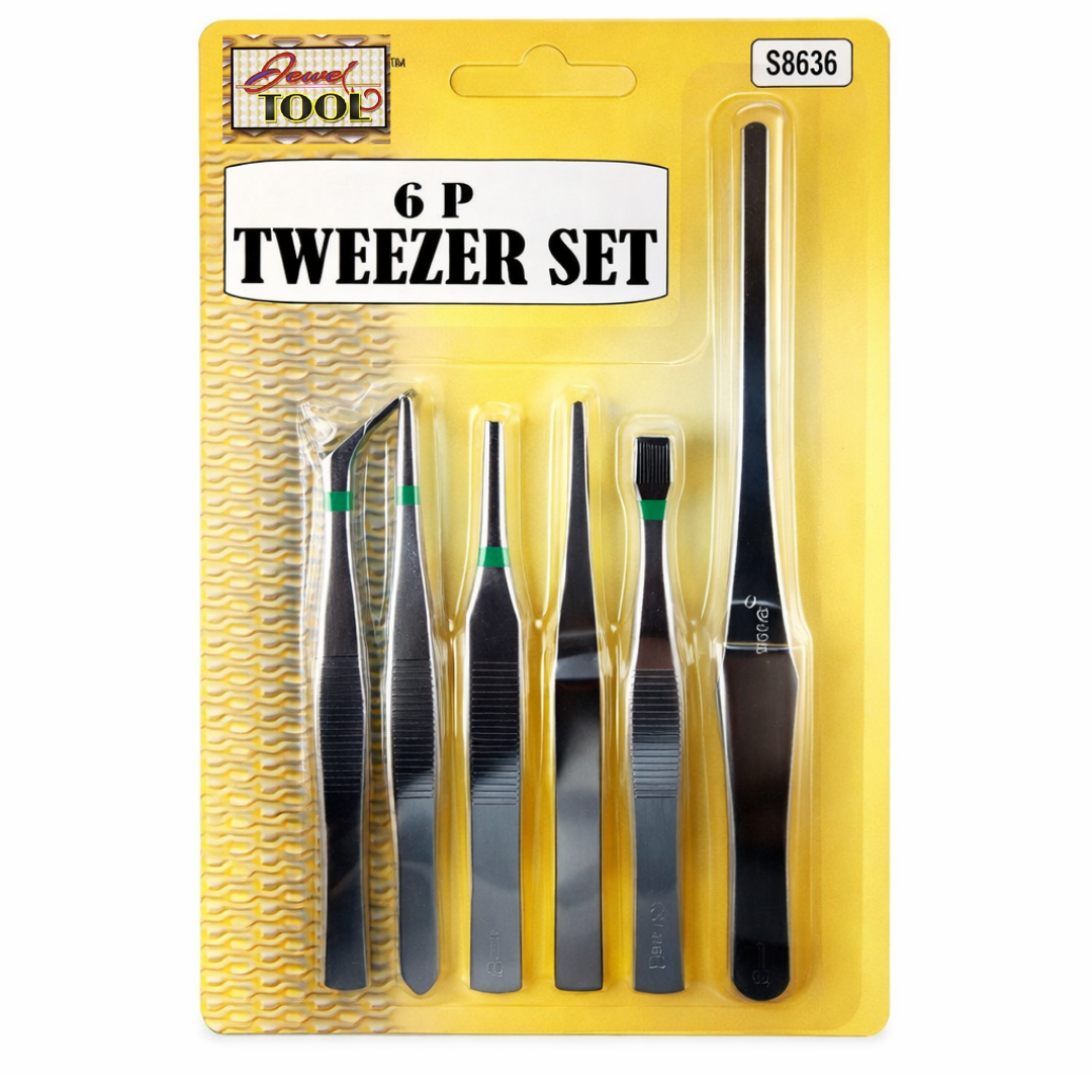 6 Piece Tweezer Set  - S8-17951