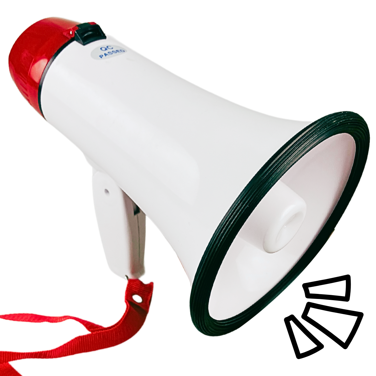 SCURRY 9" (22.9 cm) Megaphone | 600 Feet (183 m) Transmitting Distance | Record & Replay Feature | Dual Power Options | Great For Emergencies, Sports, Crowd Control, Athletics, Public Gathering & More