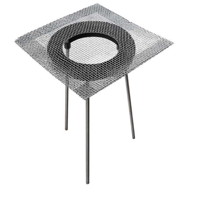 Tripod Stand with Mesh Screen – Fits Over Alcohol Lamp or Bunsen Burner – 6" x 6" x 9" – TJ01-97300