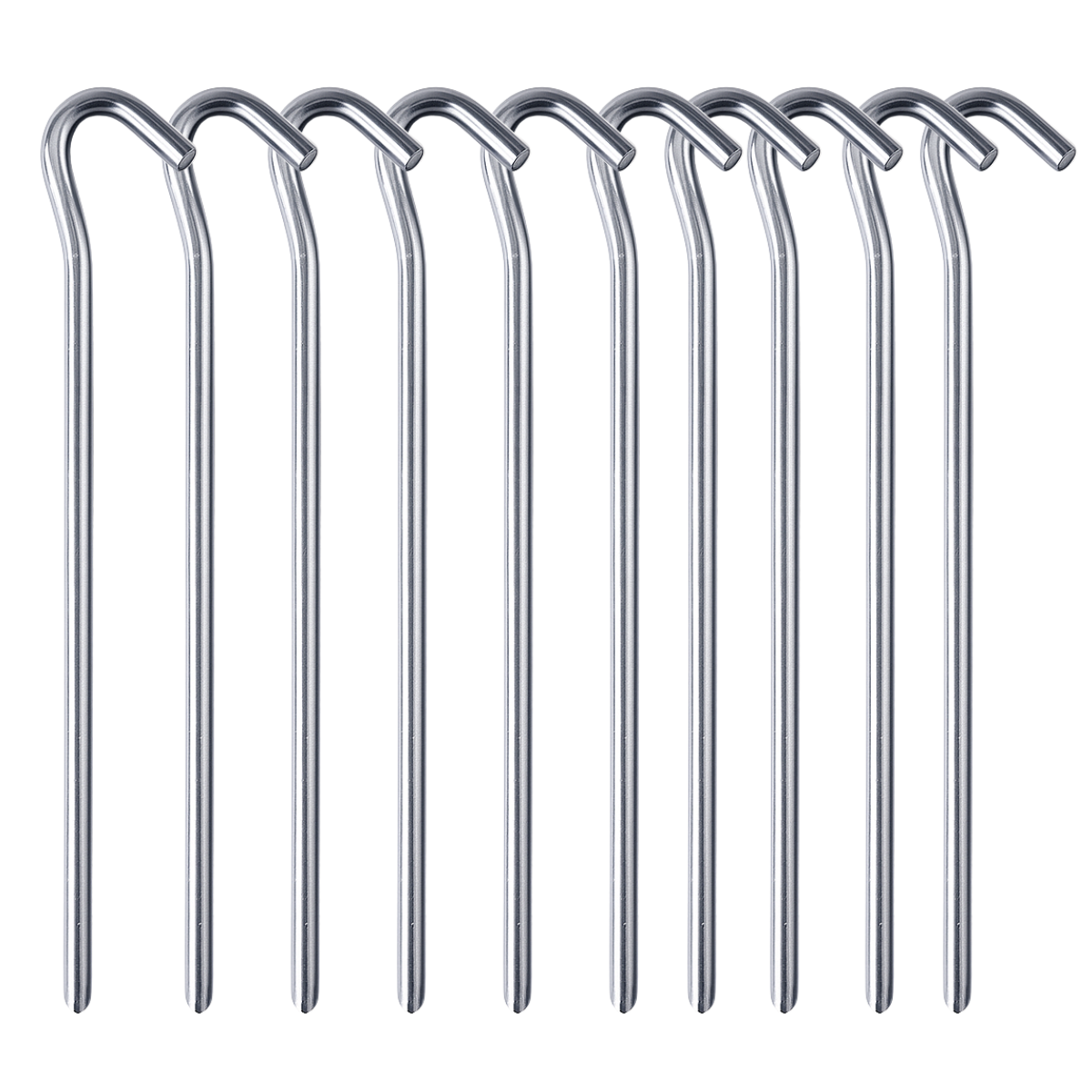10 Pc. Camping & Gardening Anchor Peg Set  - GT-06610